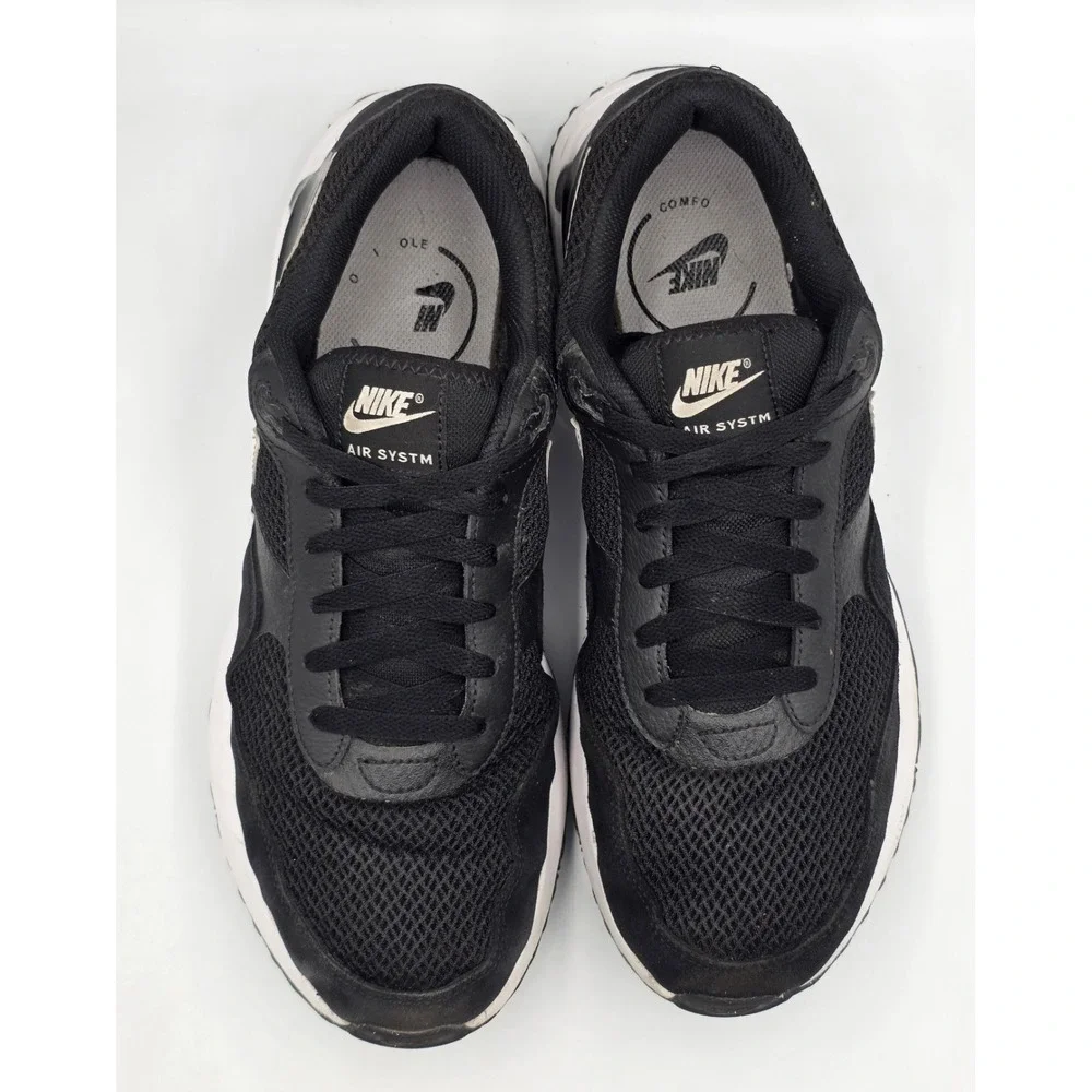Nike Air Max SYSTM Mens 11.5 Black Grey White Sneakers DM9537-001